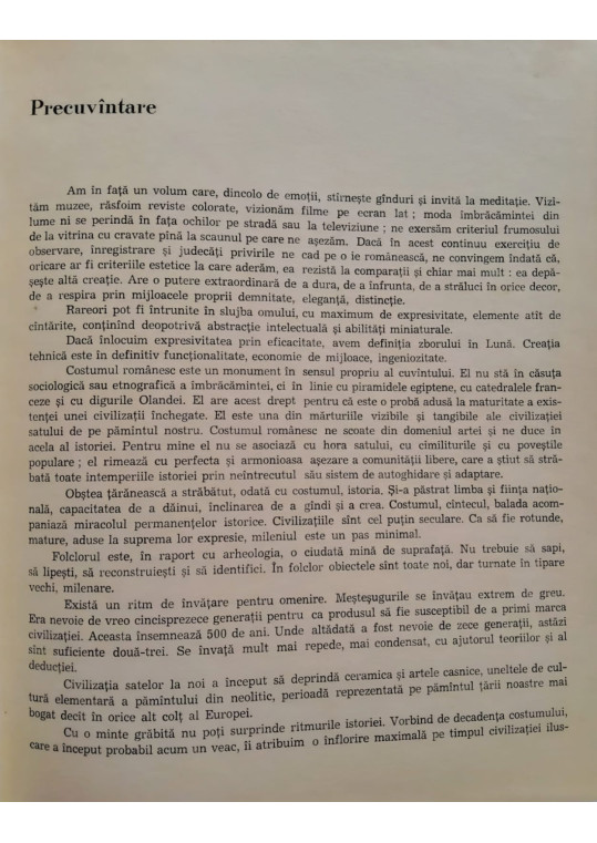 România Din tezaurul portului popular tradițional 1977 - Tancred Bănățeanu